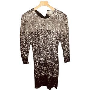 Adrienne Vittadini Sequins Ombre Mini Dress